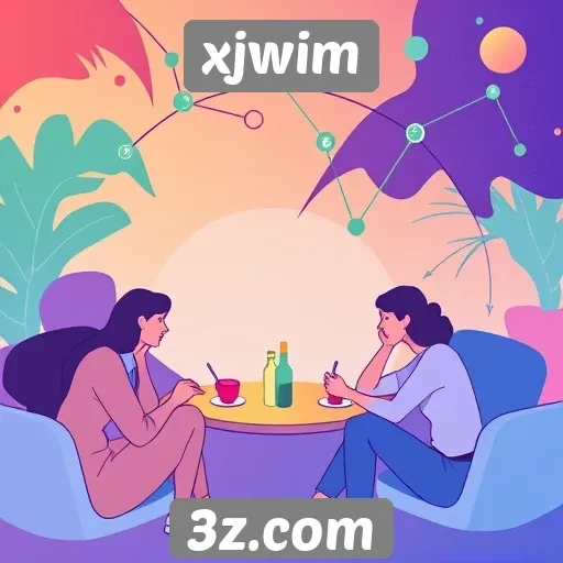 Como a comunidade do xjwim interage entre si